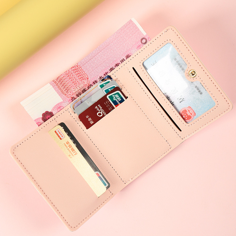 30% off wallet for students, 2024 new style for girls, high appearance level, cute small coin wallet, card bag, short wallet, ins style details Picture