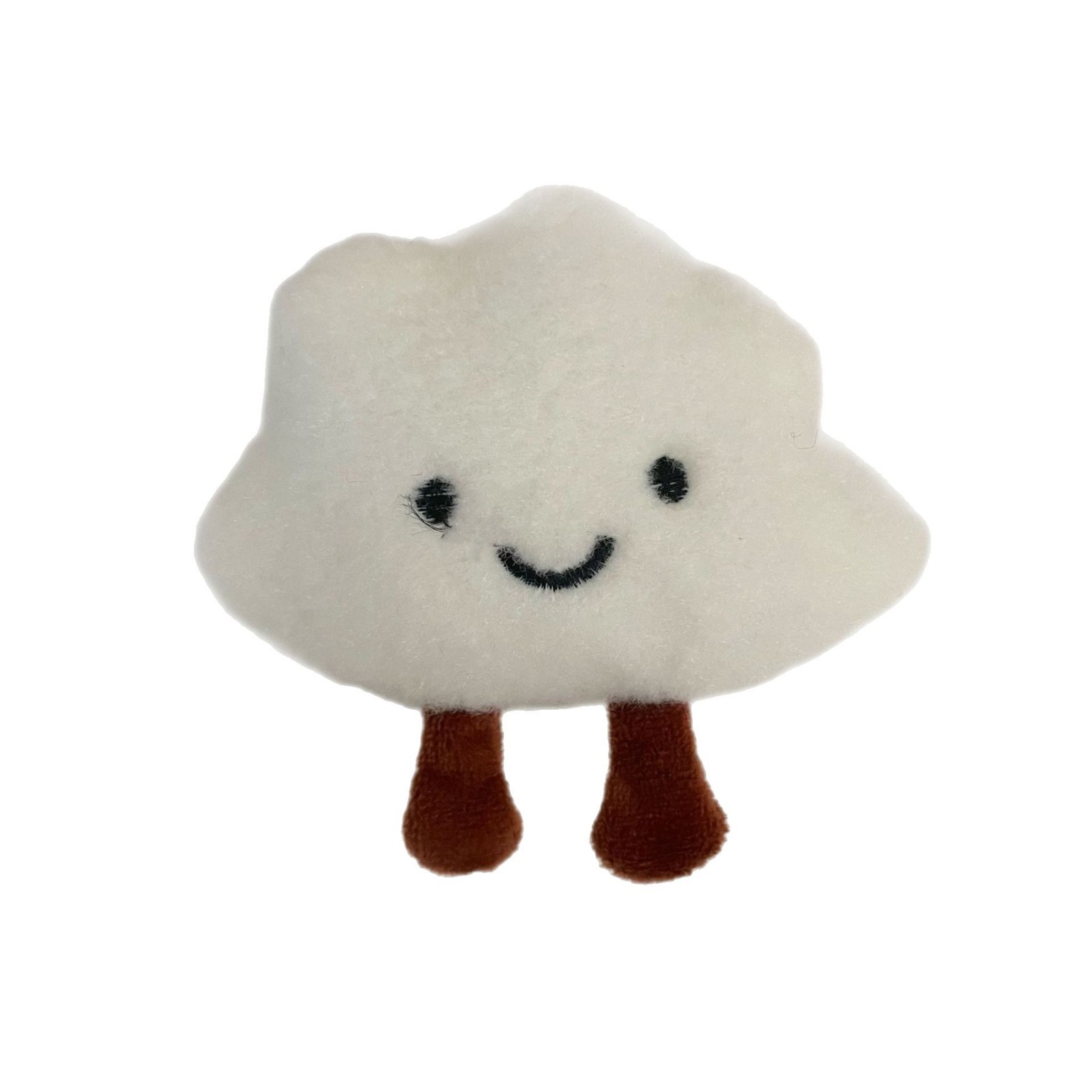 Plush cloud smiling face curtain strap, new cute doll, creative accessory, plush elastic buckle, living room decoration Item Picture