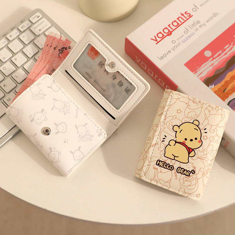 Cartoon bestseller dog multi-functional 30% off wallet with multiple slots, large capacity, driver's license, bank card, certificate and wallet in one full figure