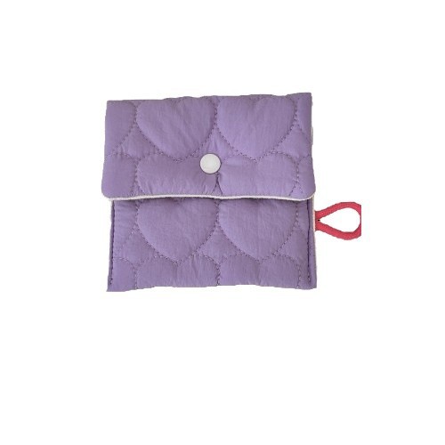 410121 Quilted sanitary kit, candy-colored storage bag, mini portable menstrual sanitary napkin, coin purse Item Picture