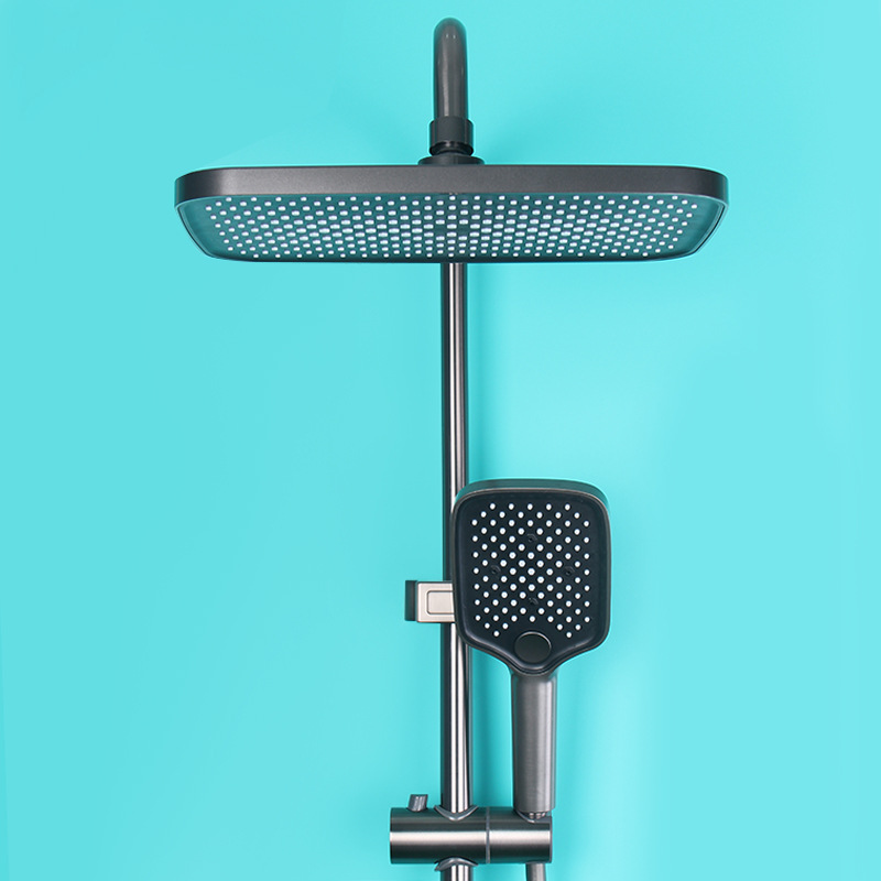 Shower head set, household constant-temperature bathroom, hot and cold shower head, pressurized rain shower, wall-mounted shower Specification drawing