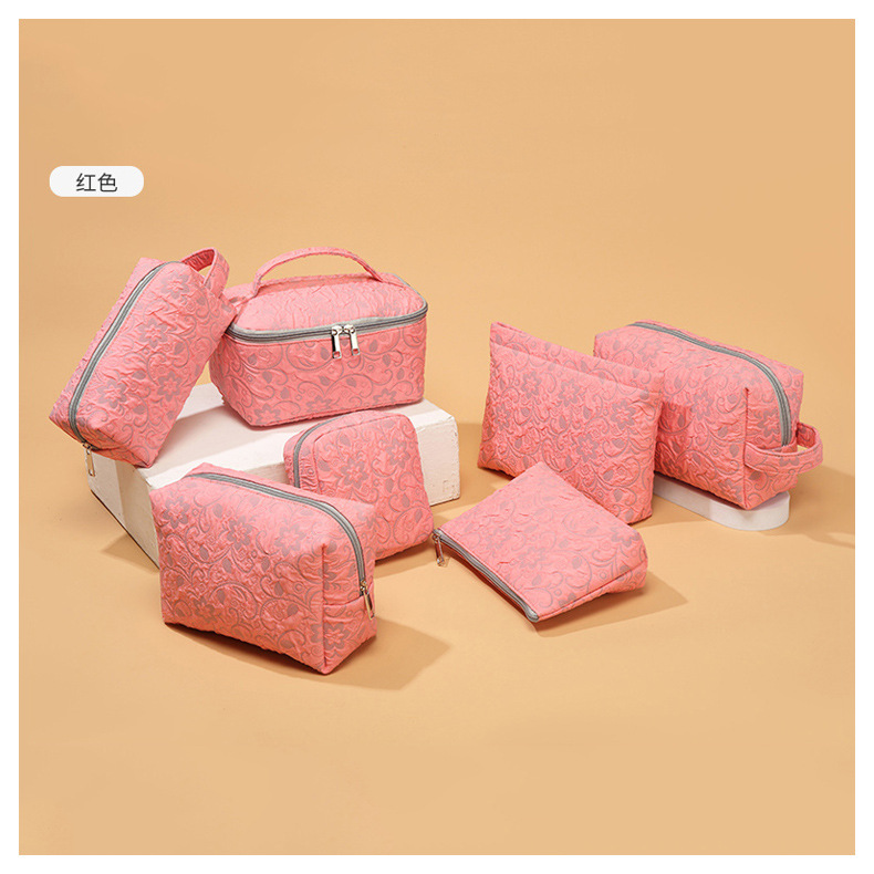 2025 Cross-border New makeup bag, high appearance level, large capacity, fashionable travel toiletry bag, ins cosmetics storage bag details Picture