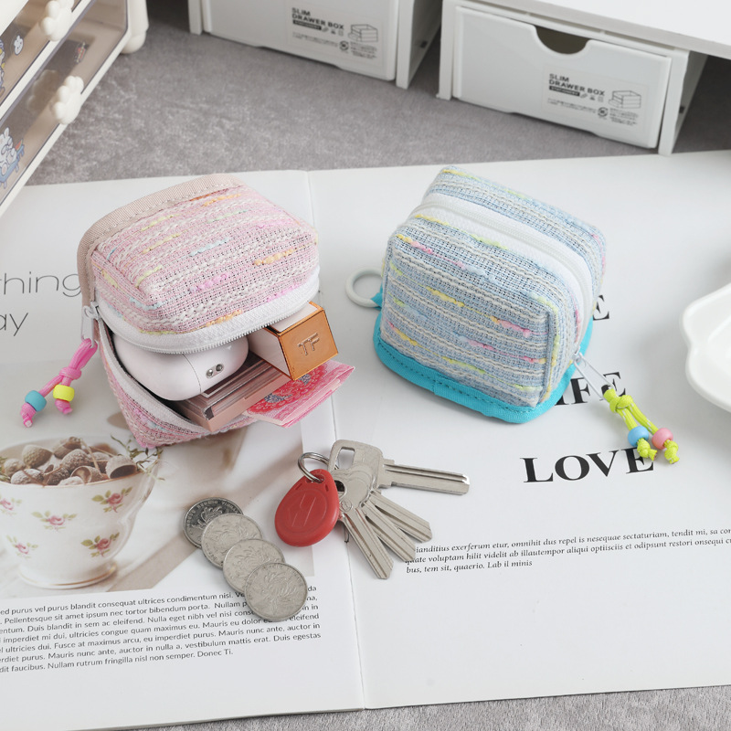 The new Ailun Xiaoxiangfeng is cute and portable, suitable for storing soft fabric cases of Apple wireless Bluetooth headphones details Picture
