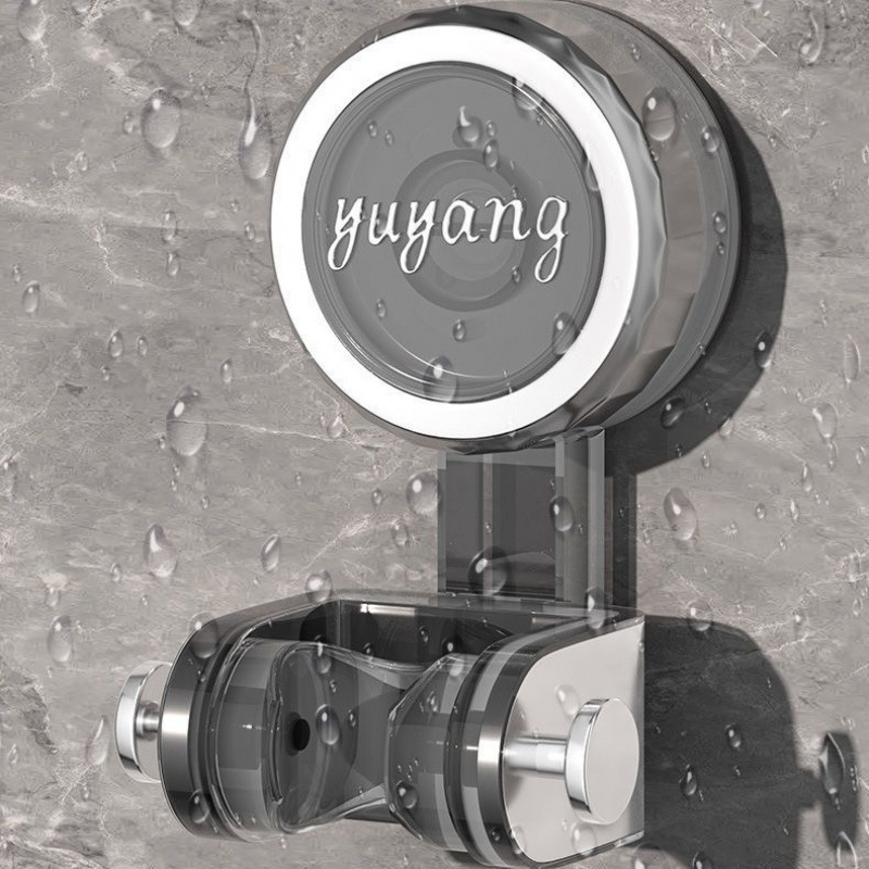 Non-drilling suction cup showerhead stand, universal rotating adjustable showerhead, bathroom base, cross-border Application Scenario