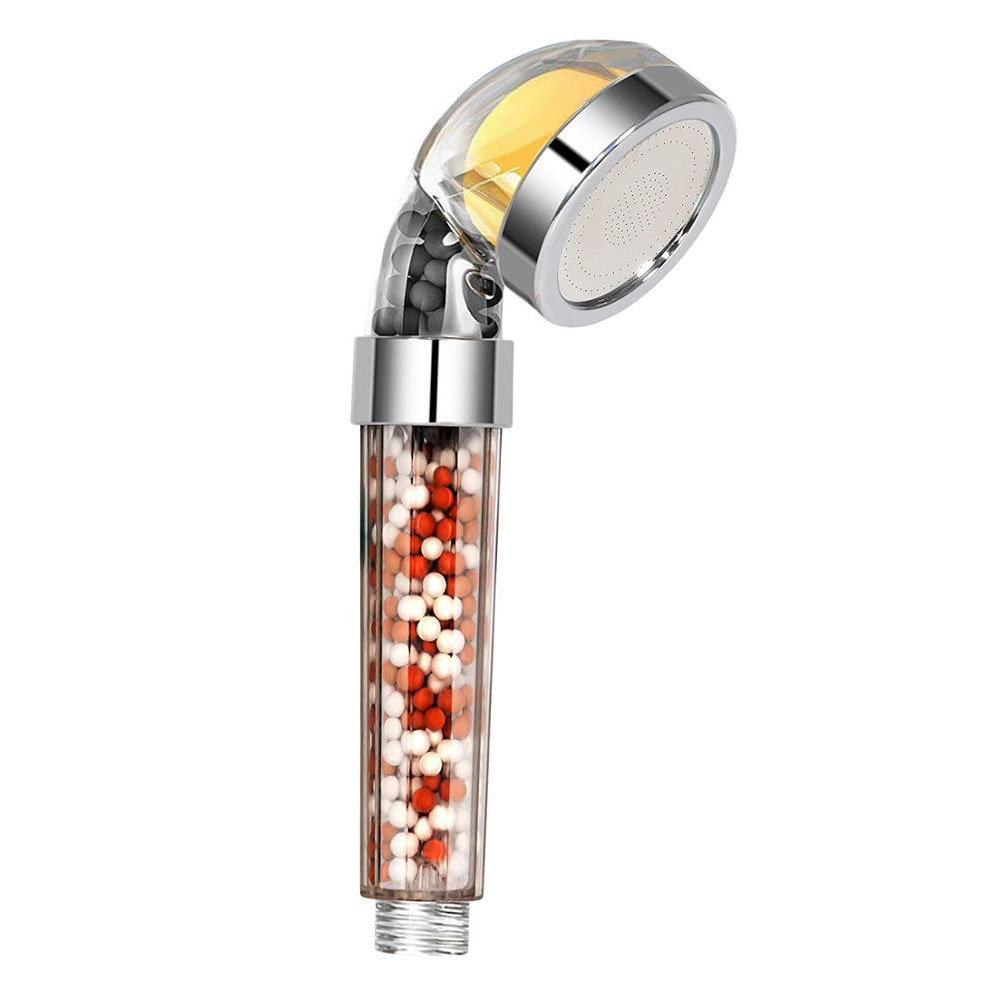 Pure Lemon Aroma filter showerhead, SPA massage shower showerhead, tourmaline negative ion showerhead, pressurized Item Picture