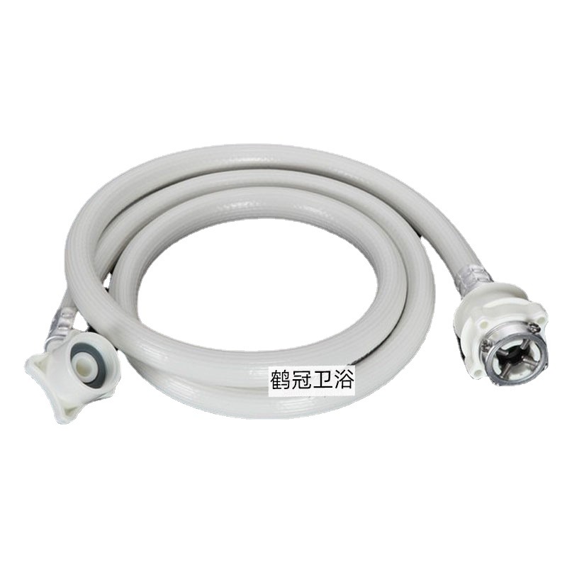 Zumi fully automatic washing machine inlet pipe anti-detachment extended 4-inch threaded washing machine pipe washing machine pipe Item Picture