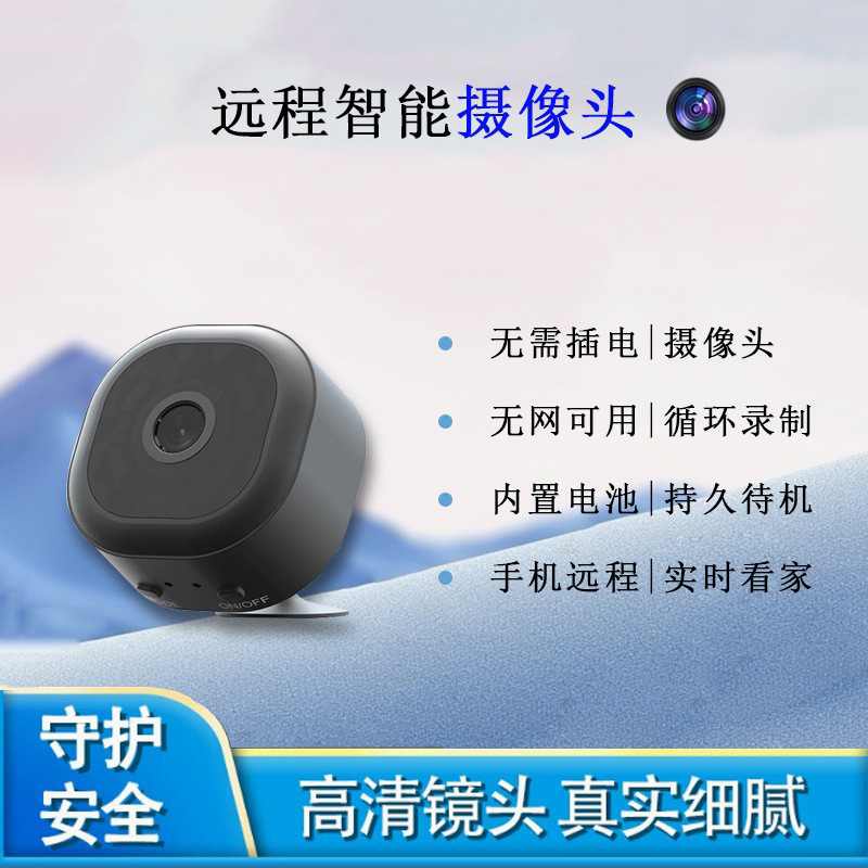 Cross-border bestseller WiFi network high-definition surveillance camera rotating base APP remote wireless camera TEMU details Picture