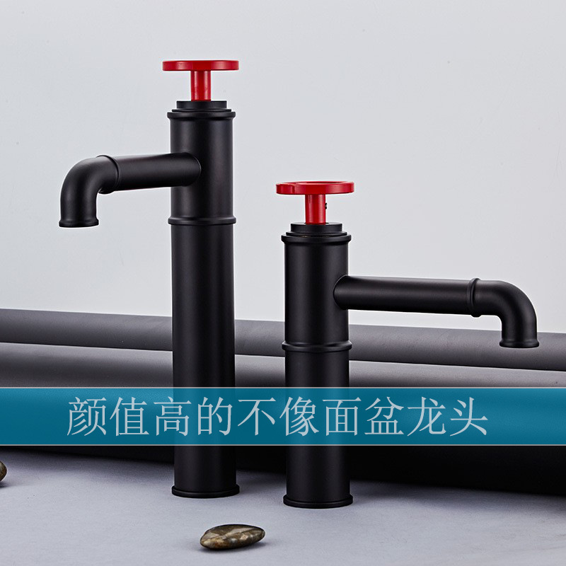 Copper washbasin faucet, industrial air duct, shaped bathroom, toilet, washbasin, hand washing faucet manufacturer supplies wholesale full figure