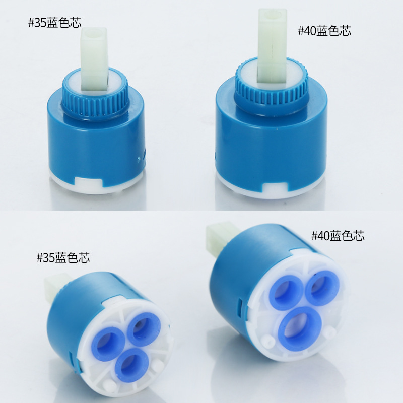Ceramic precision constant-temperature valve core for washbasin kitchen faucet, shower mixing valve accessories, 4-inch faucet core ceramic valve Specification drawing