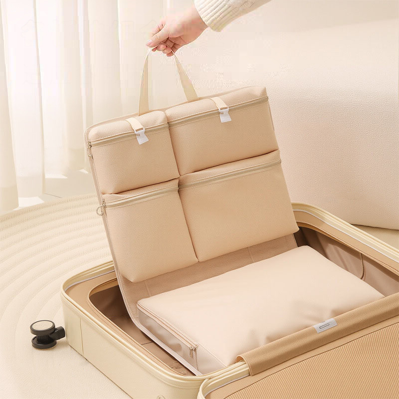 7-in-1 travel storage bag, a perfect tool for separating luggage, clothes, underwear and underpants. Travel and business trip clothes storage bag Specification drawing