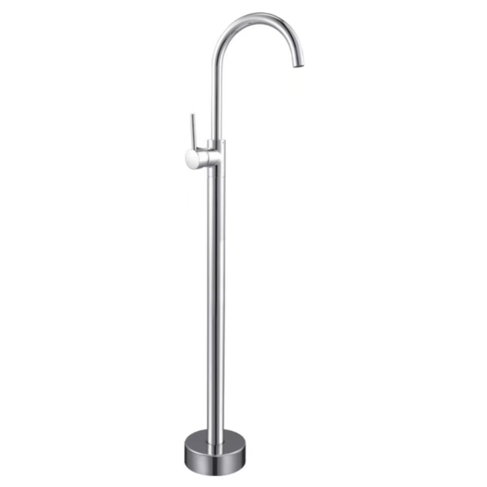 Ousapai bathtub faucet floor-standing bathtub faucet bathtub set, main body all-copper bathtub, hot and cold water faucets Item Picture