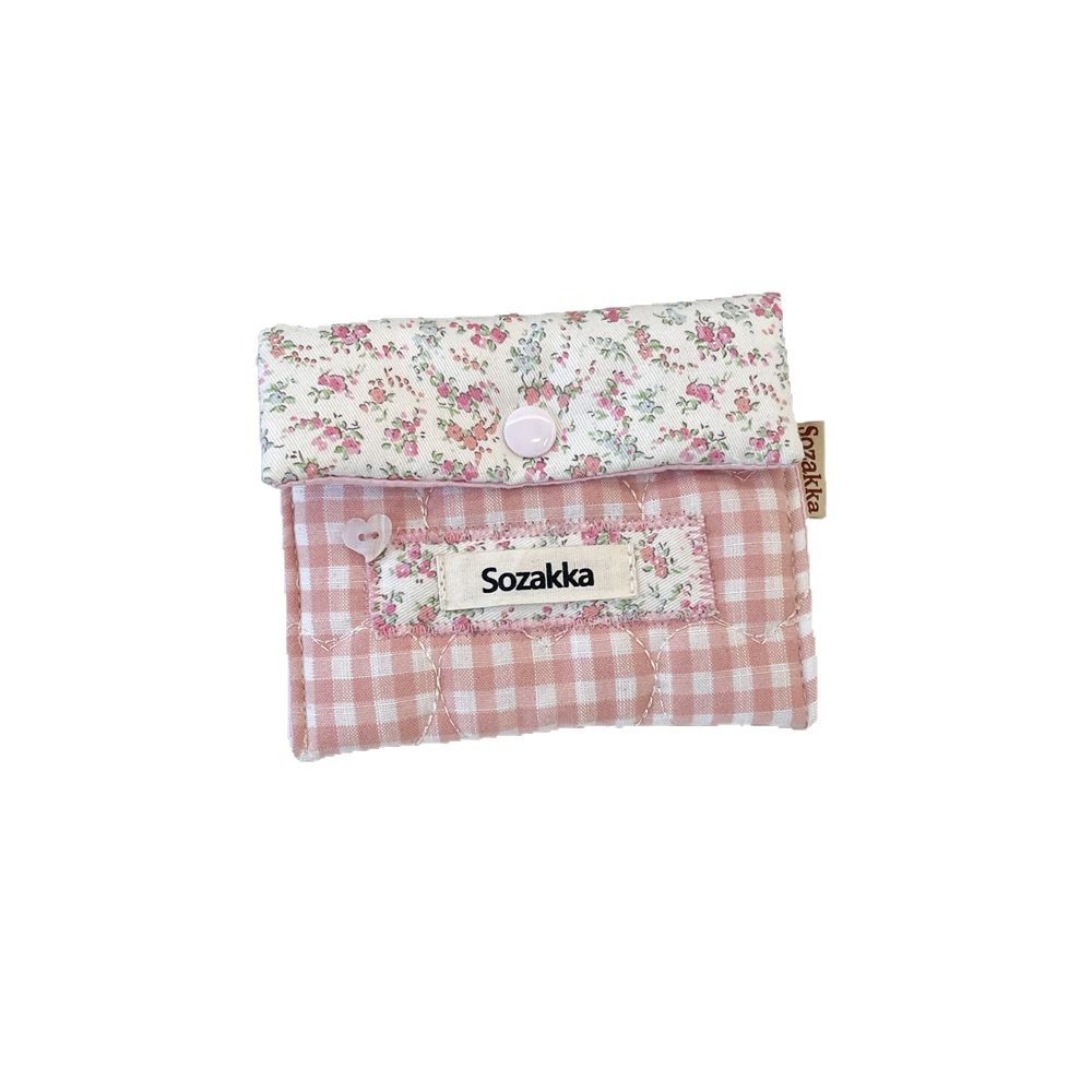 53242 High Appearance level Sanitary napkin Storage Bag, student portable small fabric menstrual bag, going out Menstrual bag Item Picture