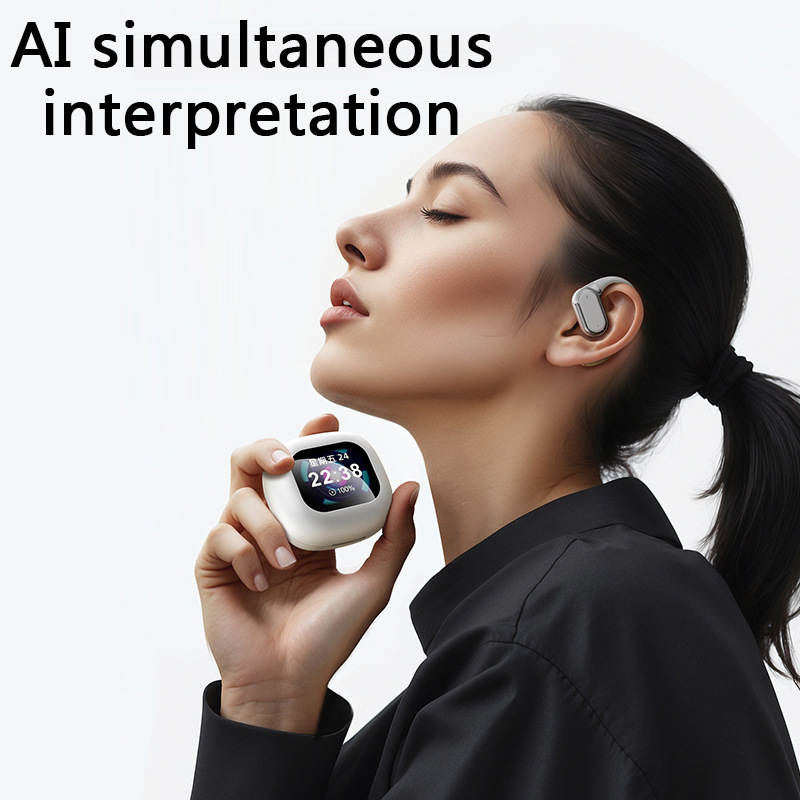 Q18 Smart Voice Translation Headphones: Dual-ear Chinese-English Translator, Multi-language Bluetooth simultaneous translation machine Application Scenario