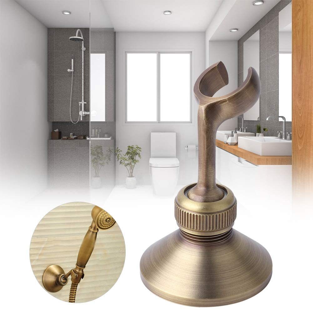 Bathroom hardware and sanitary ware accessories, shower hand spray stand, fork fixed seat, hand-held shower head, adjustable height Specification drawing