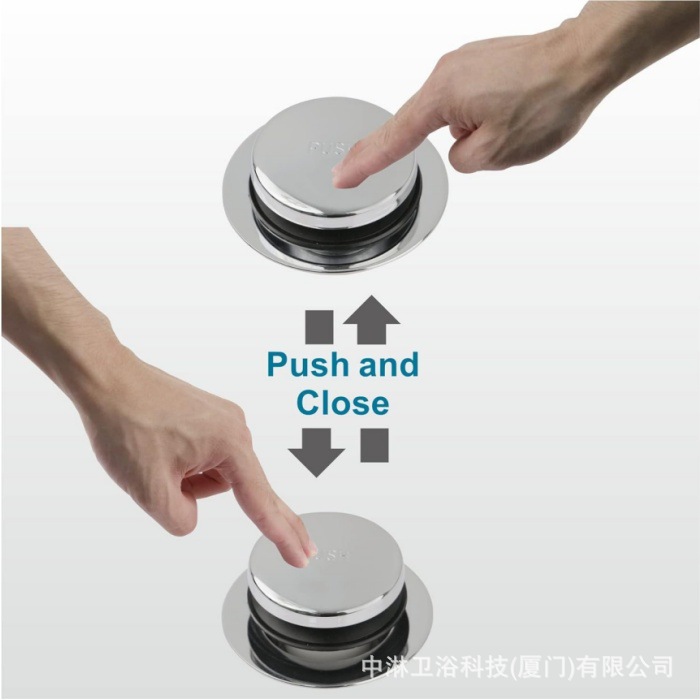 Copper nut American-style bathtub drain, anti-odor bathtub drain, bathtub plug replacement, bathtub drainage accessories list details Picture