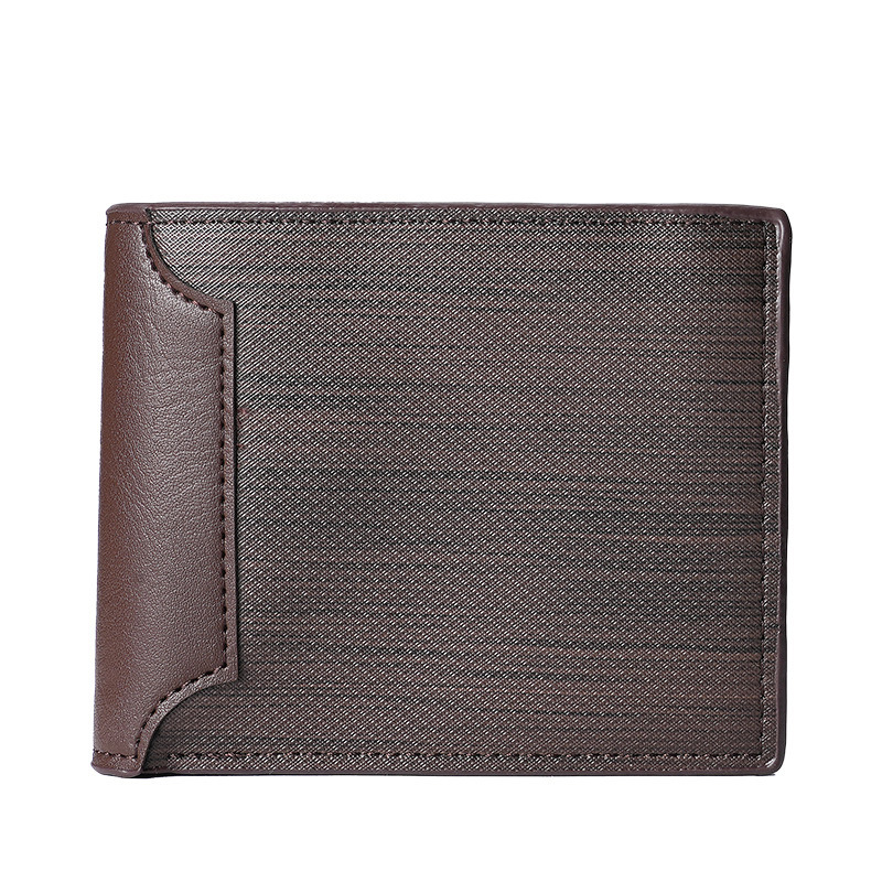 Cross-border foreign trade men's short wallet, fashionable, multi-position, belt, zipper, young students' wallet, versatile Item Picture