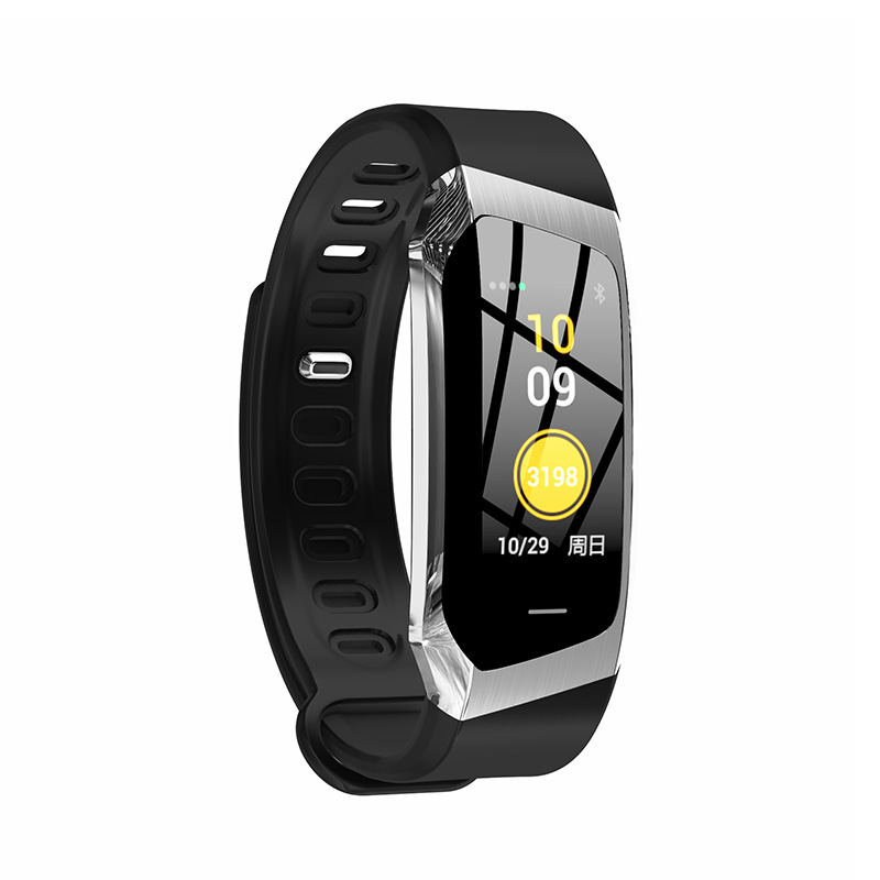 The new cross-border E18 smart bracelet is a women's remote control camera, heart rate, blood pressure, sleep monitoring, step-counting and multi-sports watch Specification drawing