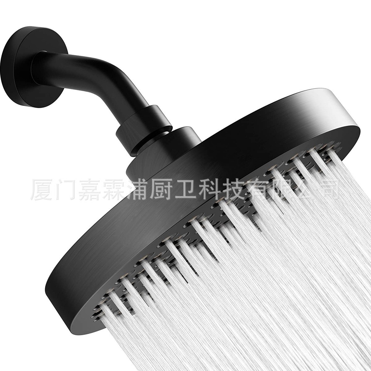 Cross-border foreign trade 6-inch and 8-inch shower pressurized, fully electroplated shower head, top nozzle, small showerhead, extension rod shower set details Picture