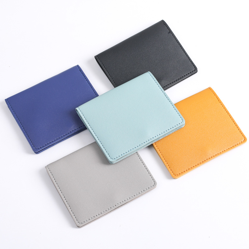 Best-selling women's card case, ultra-thin and compact bank ID card holder, driver's license small wallet, men's simple anti-demagnetization card holder Specification drawing
