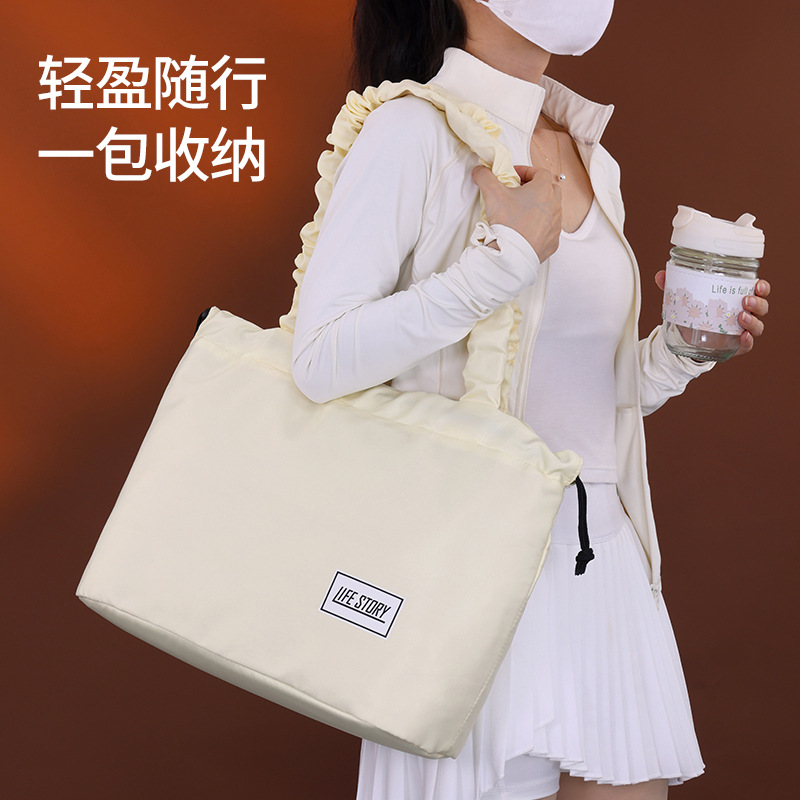 Cross-border new product dry-wet separation swimming bag, sports fitness training yoga short trip beach swimsuit storage bag Specification drawing