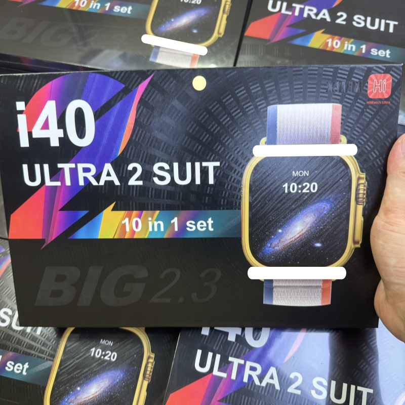 i40 ULTRA2 SUIT Smartwatch Set 10in1 Bluetooth Call, Heart Rate, Sleep Monitoring, Wireless Charging Application Scenario