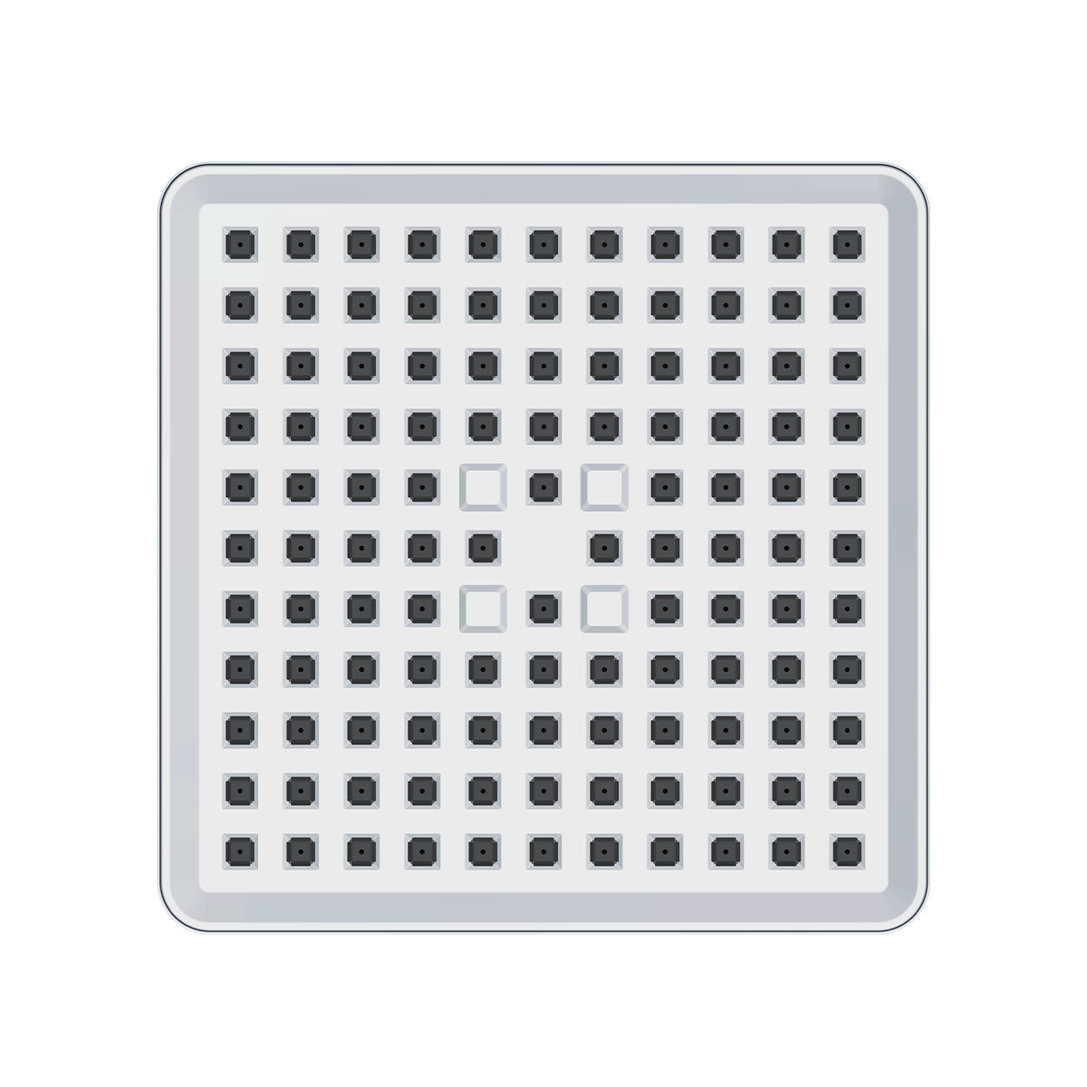 Amazon 6-inch square pressurized multi-functional shower head, shower head, bathroom showerhead set, shower head Item Picture