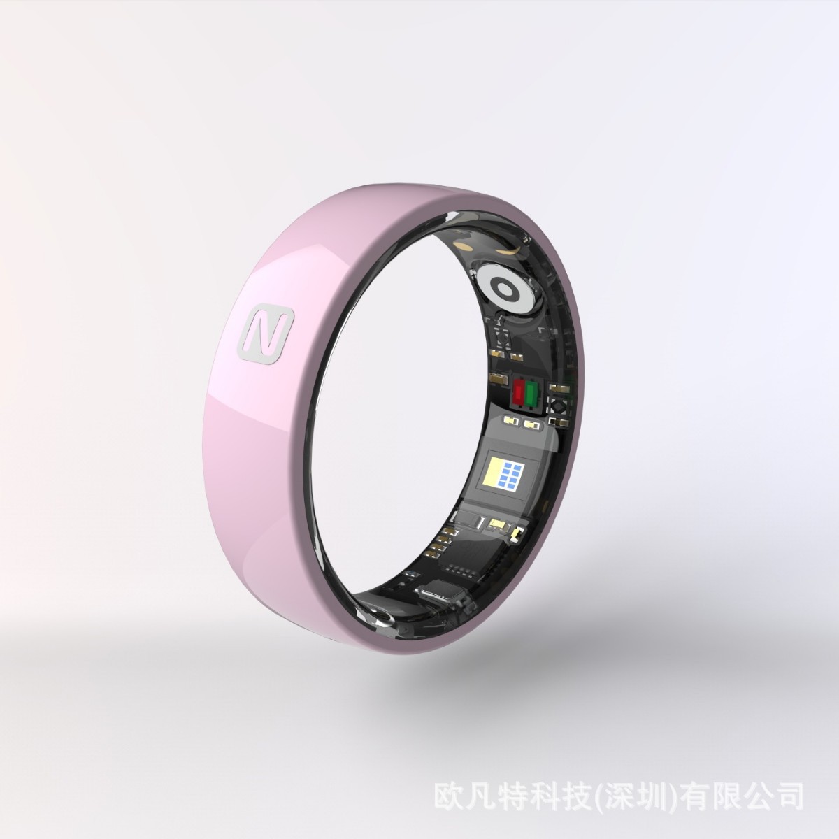 TK8 smart ring: Heart rate, blood pressure, blood oxygen, Care for family, sleep, exercise, step counting, photo taking, Bluetooth black technology Item Picture