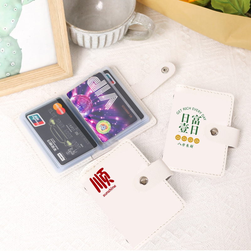 Minimalist style card case, large capacity, multi-slot anti-theft card, small driver's license holder, anti-magnetic for both men and women, Japanese-style bank card holder Application Scenario