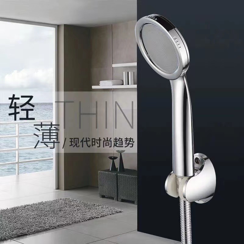 Ultra-thin pressurized showerhead, water-saving shower head, handheld detachable and washable pressurized showerhead, circular 4-inch interface for beauty care Application Scenario