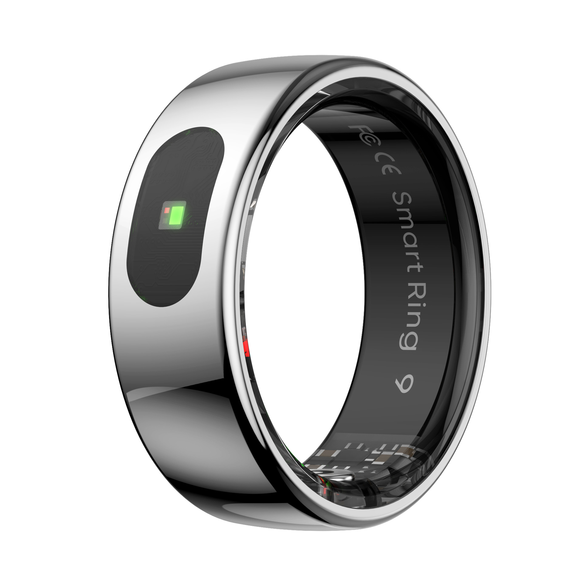 Cross-border exclusive R08(QRING) waterproof touch temperature detection sleep blood oxygen photo-taking AliExpress smart ring full figure