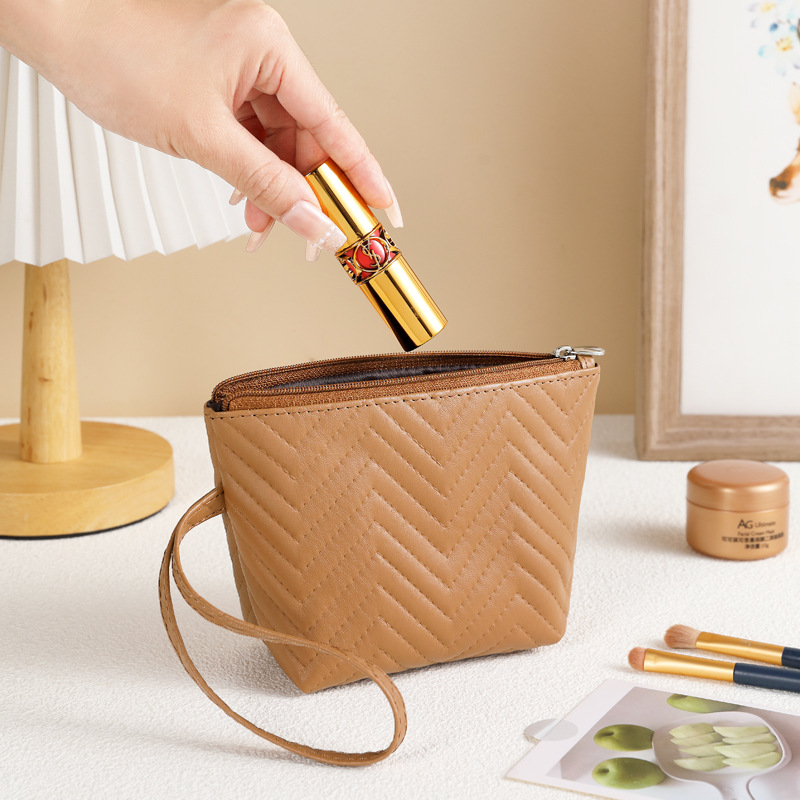 New Ailun cross-border makeup bag, portable small carry-on bag, storage bag, waterproof toiletry bag, portable dumpling bag for women Specification drawing