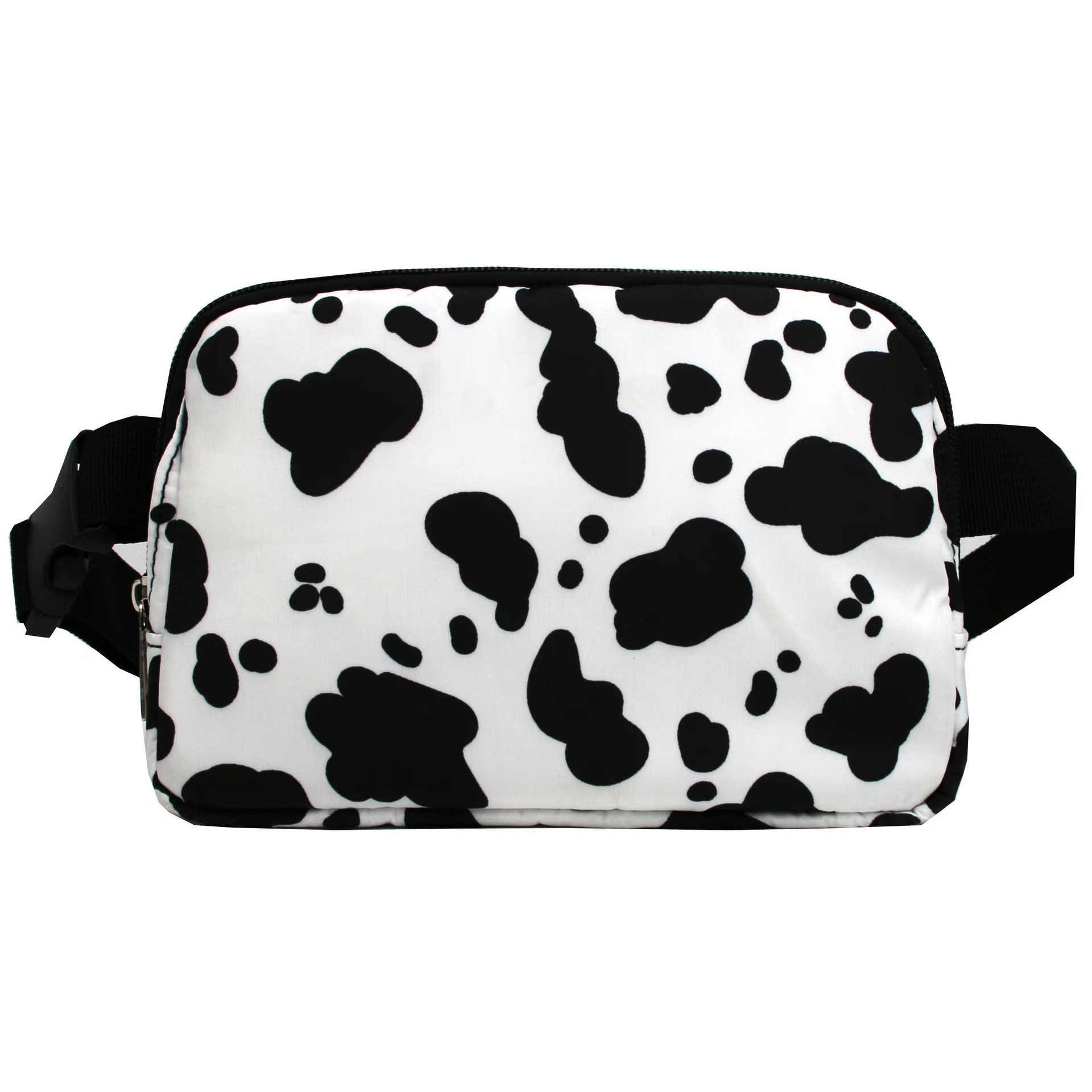 lulu's same style men's running waist bag, zipper crossbody bag, nylon chest bag, waterproof phone bag, sports waist bag full figure