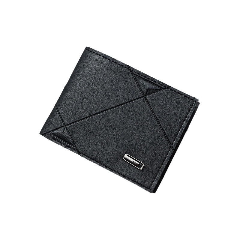 Cross-border bestseller men's wallet, US dollar large-capacity ultra-light wallet, men's multi-functional retro multi-slot wallet Item Picture