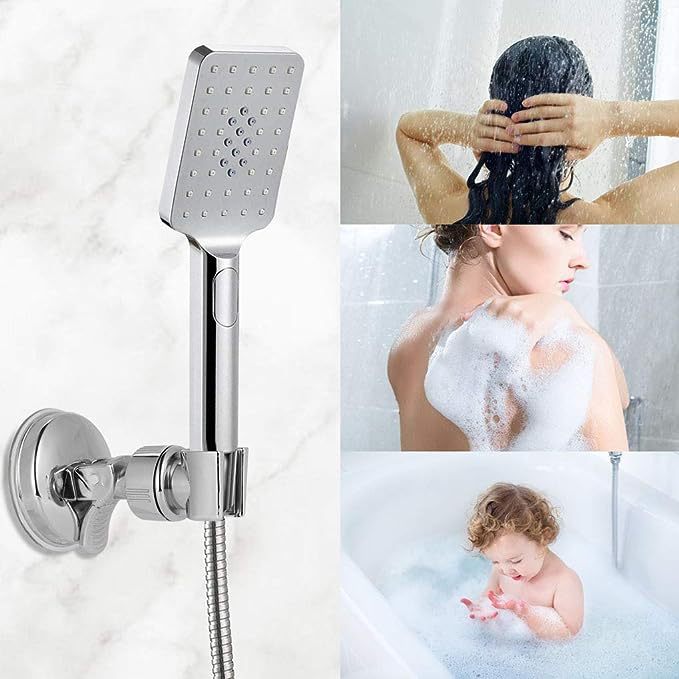 Strong suction cup type showerhead bracket base for export to Russia, Japan and South Korea, and non-drilling showerhead bracket base Specification drawing