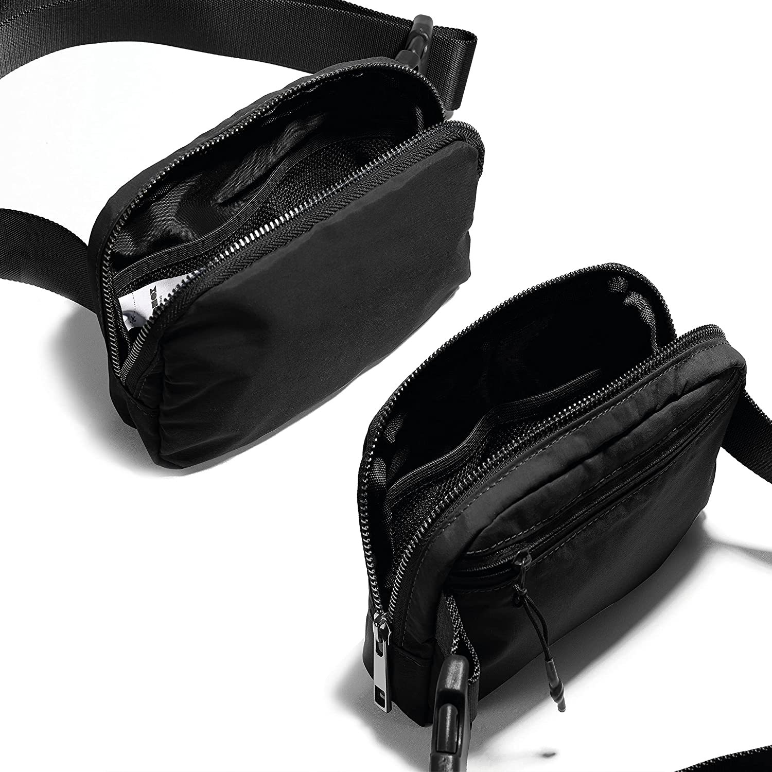 lulu's same style men's running waist bag, zipper crossbody bag, nylon chest bag, waterproof phone bag, sports waist bag Specification drawing