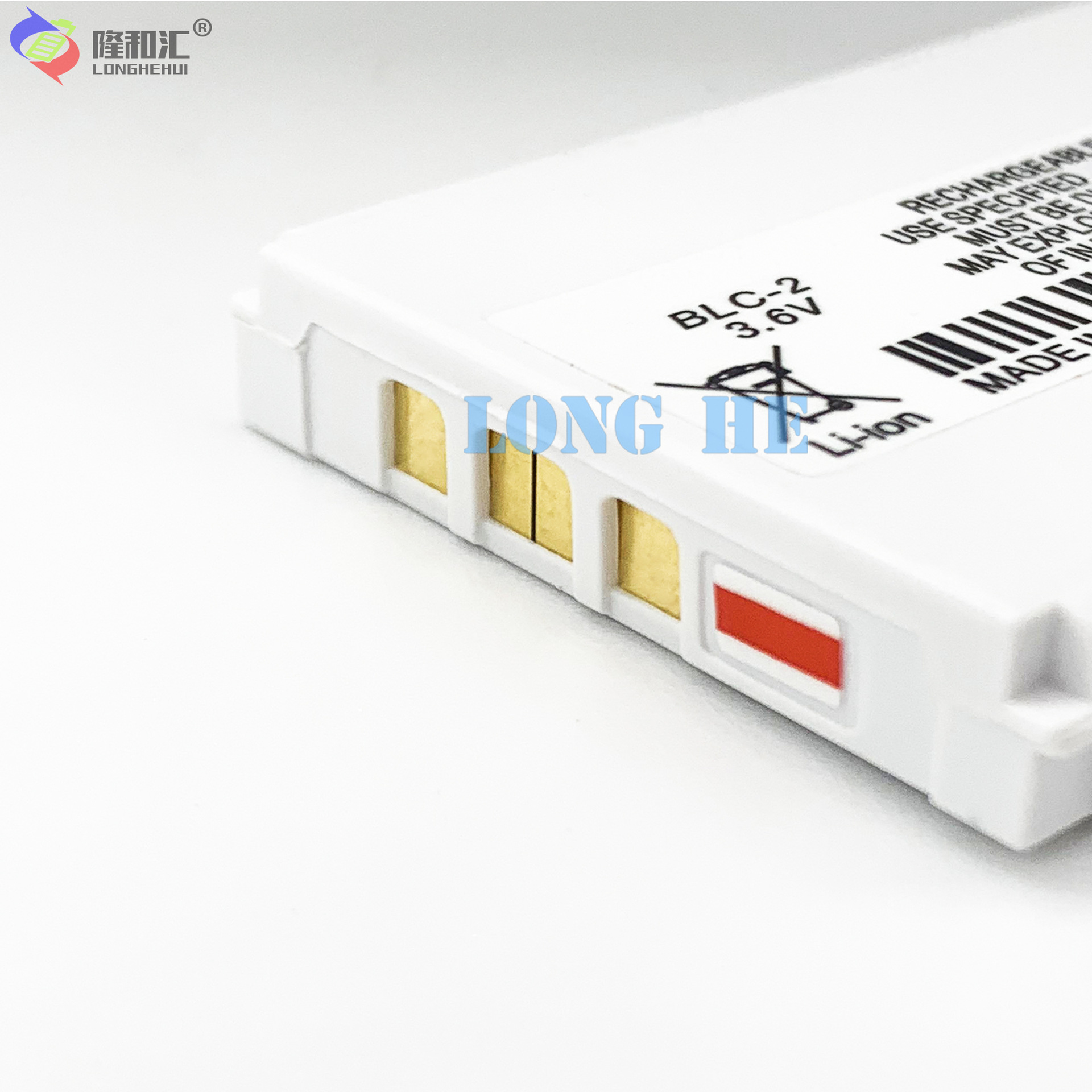 It is suitable for factory wholesale and foreign trade of Nokia 3310/3330/3350/6650 BLC-2 mobile phone rechargeable batteries Specification drawing