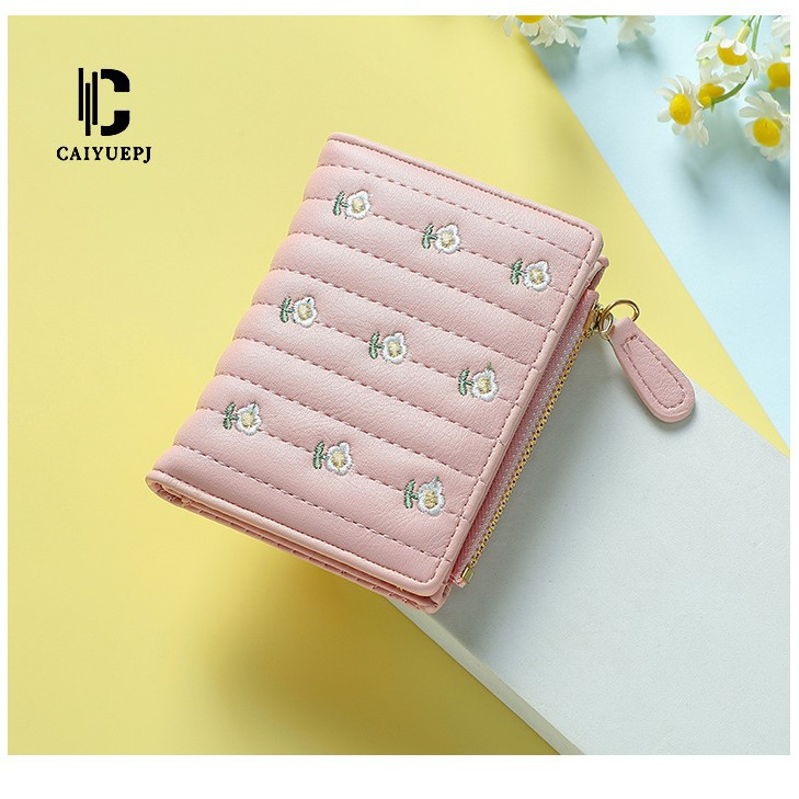 Cross-border foreign trade wallet, simple wallet, ladies' small wallet, fashionable short style, ins simple mini coin purse Specification drawing