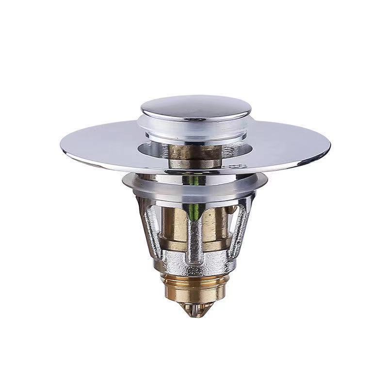 Cross-border washbasin drain spring core washbasin plug leakage plug cover spring type drain pipe cover plate, US standard Item Picture