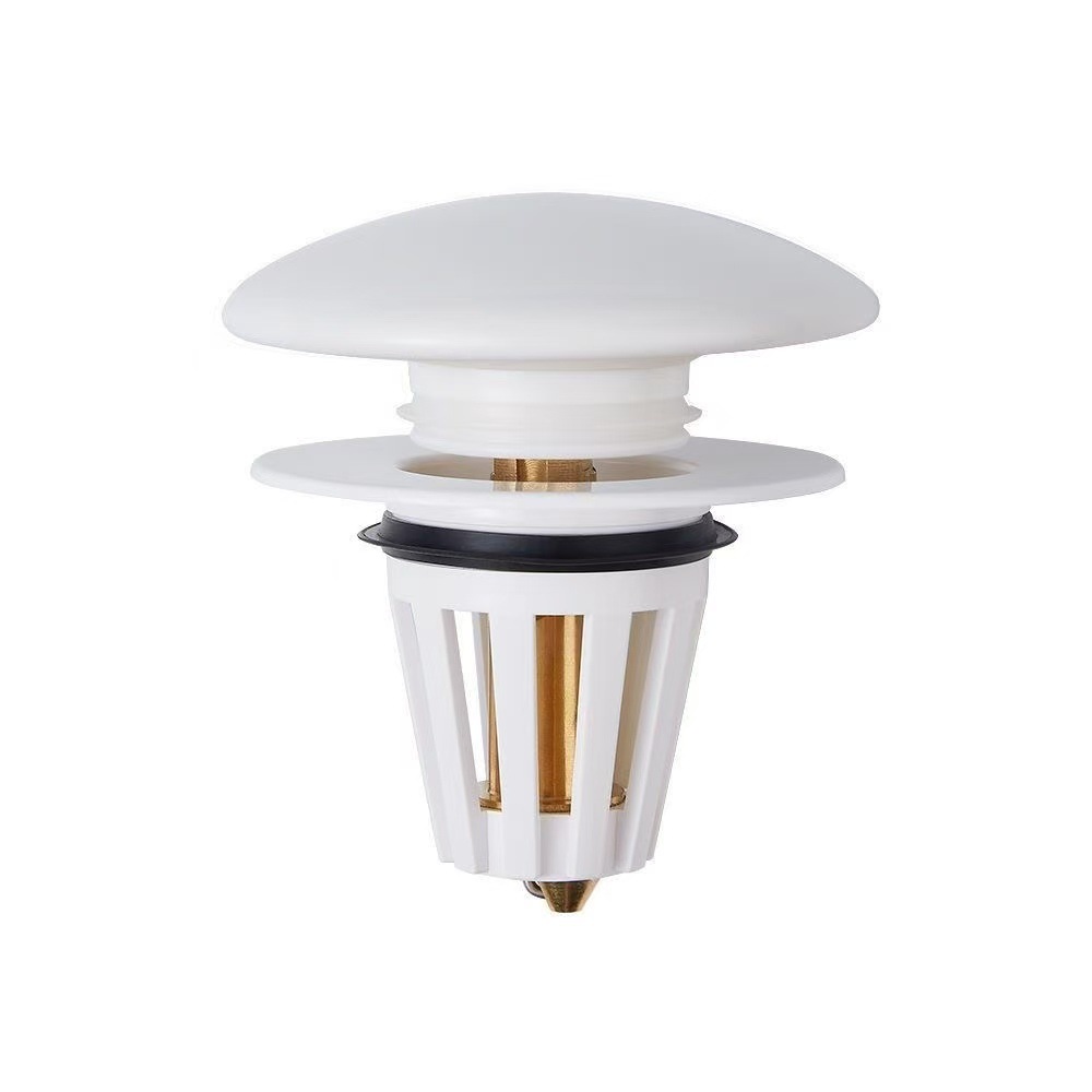 Universal washbasin plug ceramic top press type jump drain pipe accessories washbasin dropper anti-odor Item Picture