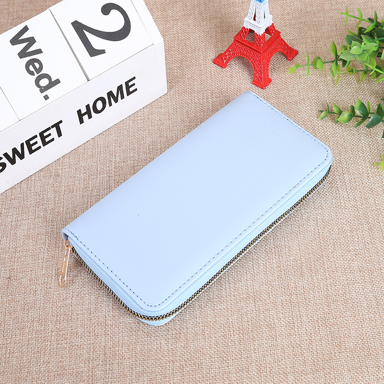 The manufacturer's new type of coin purse, long ladies' clutch, zipper wallet, versatile and elegant small wallet, in stock for wholesale details Picture