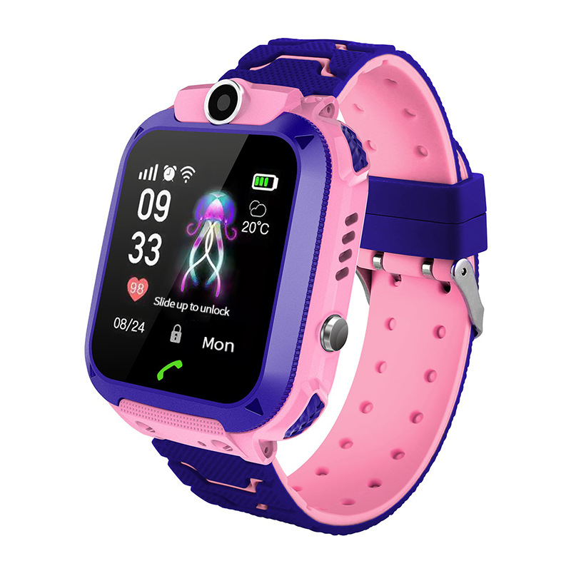 Cross-border Q15 waterproof children's smart phone Positioning Micro-chat Photo-taking Flashlight 5th generation Z6 Multi-language switching watch Item Picture
