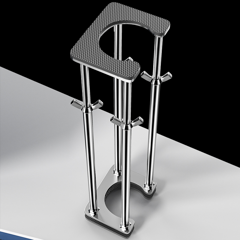 Under-counter basin support frame pole bracket, kitchen sink bracket, fixed washbasin, special stainless steel for washing face and vegetables basin details Picture