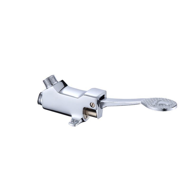 Hui Ci foot-operated washbasin faucet, foot-operated washbasin faucet, laboratory hot and cold medical foot-operated faucet details Picture