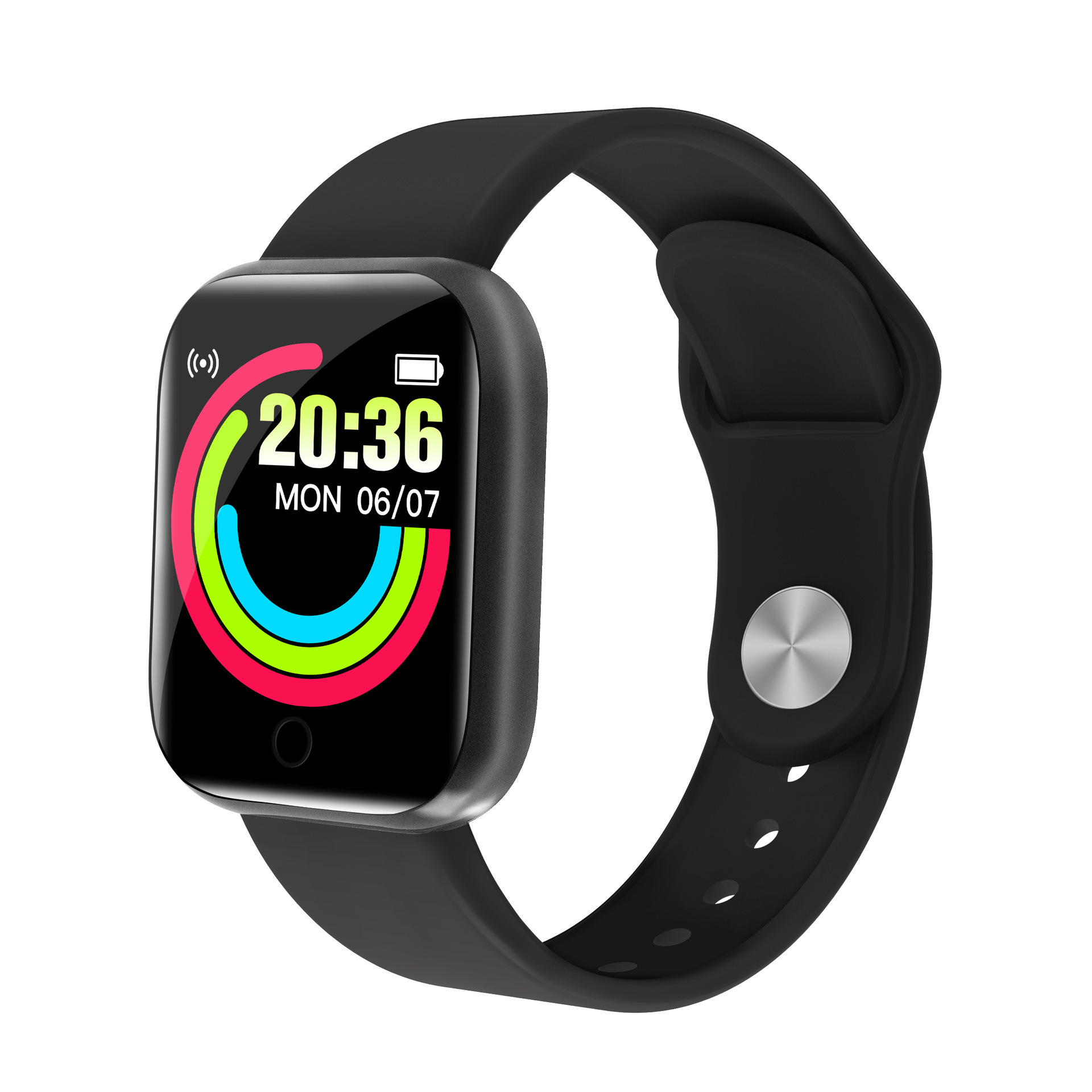 Y68 Color screen Smart Bracelet, sports Bluetooth electronic heart rate bracelet, blood oxygen and blood pressure health monitoring gift, cross-border Specification drawing