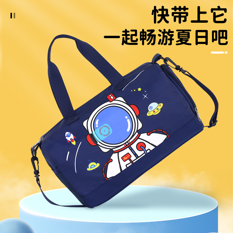 Summer children's swimming bag with dry and wet separation storage, large capacity, special swimming equipment for teenagers' training, waterproof details Picture