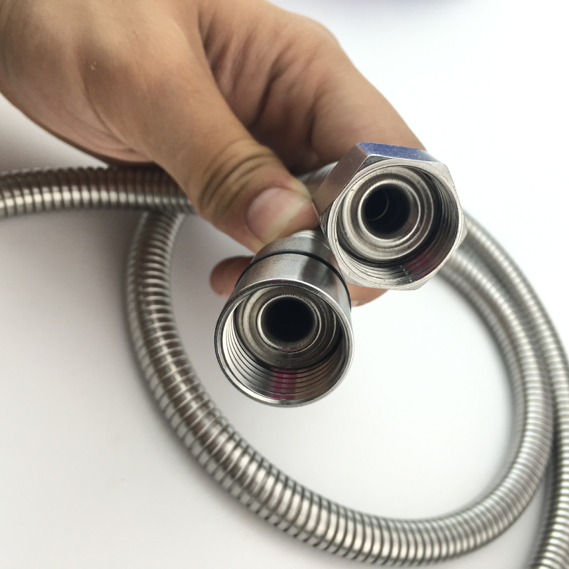 SUS304 stainless steel brushed denser shower hose, 1.5 meters of shower head connection pipe details Picture
