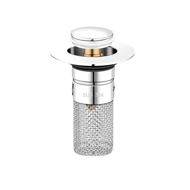 Washbasin leakage plug, filter bouncing core, washbasin sink drain, anti-odor net, universal washbasin press-type drainage Item Picture