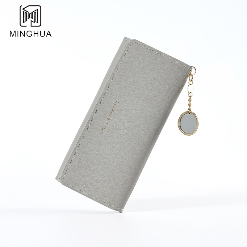 Ladies' wallets, Korean-style fashionable long bags, coin purges, women's high-end solid color zipper clutch bags wholesale Application Scenario