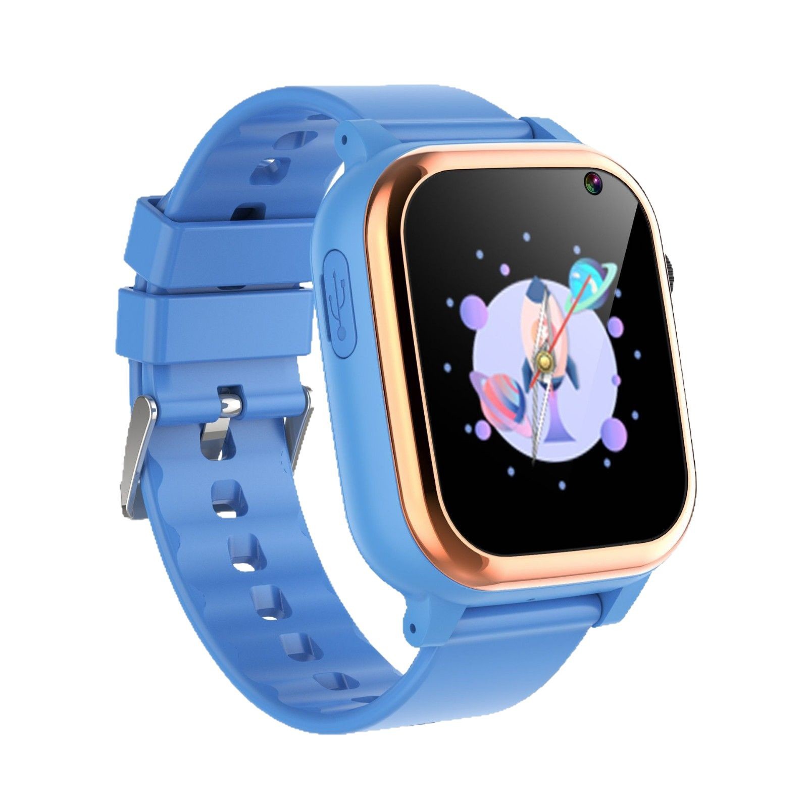 D02 Children's Smartwatch: 16 Educational and Fun Games with Camera, video, music, pedometer, Flashlight Item Picture