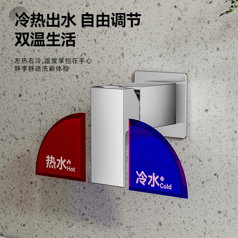 Wholesale of concealed faucets for bathroom washbasins, hot and cold water taps, washbasins, countertop basins, and Life Ode Specification drawing
